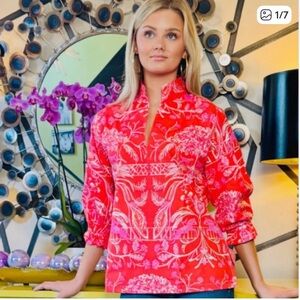 House of MBR Michelle Bradley Robinson Jacks Top in Tally Ho Small